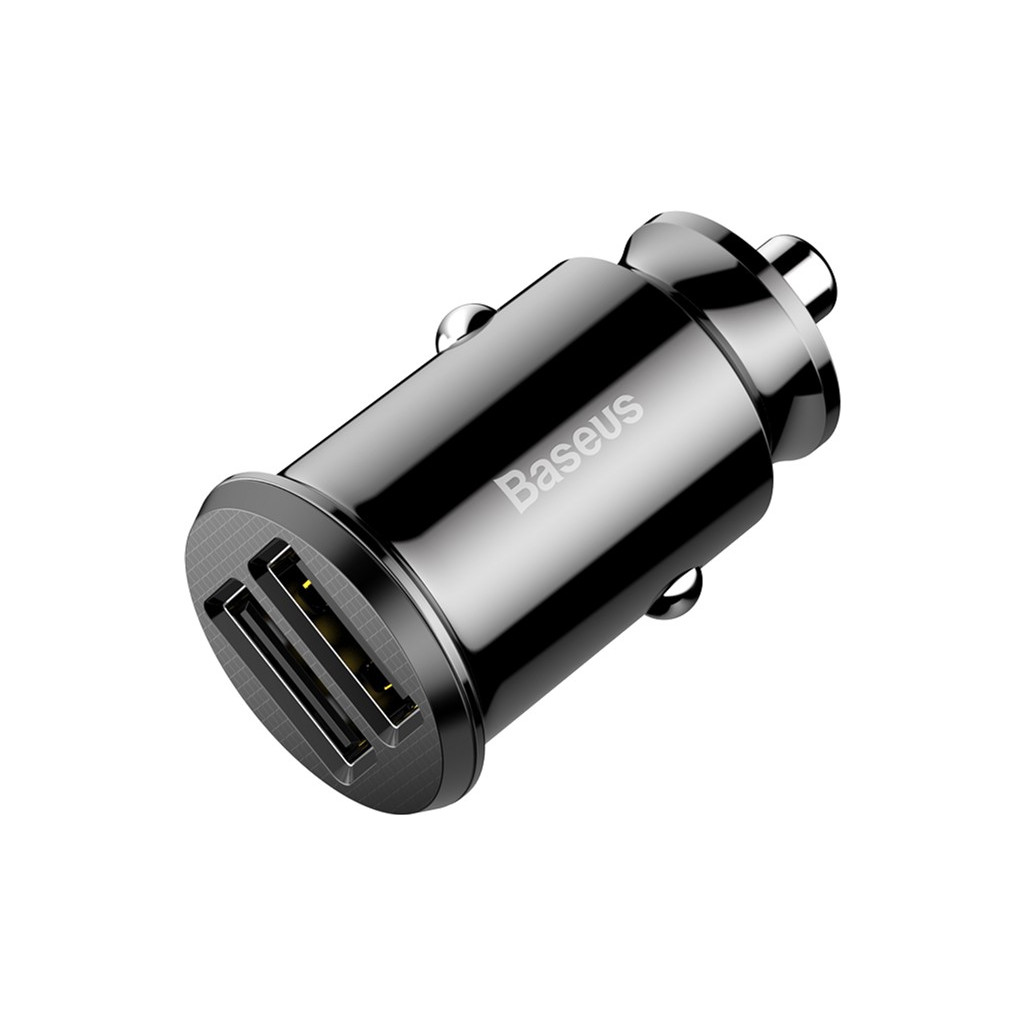 Автомобільний ЗП Baseus Grain Car Charger Black (CCALL-ML01)