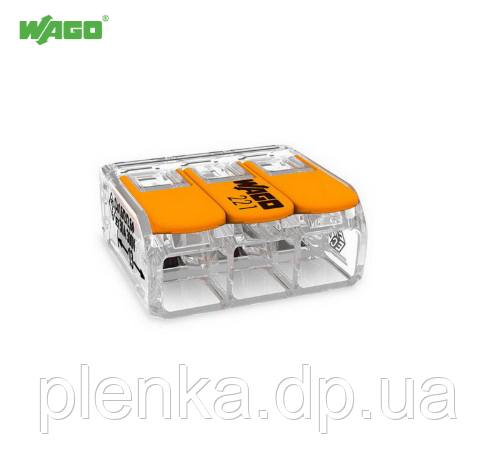 Клема швидкого монтажу WAGO (3 x 4 мм2) 221-413