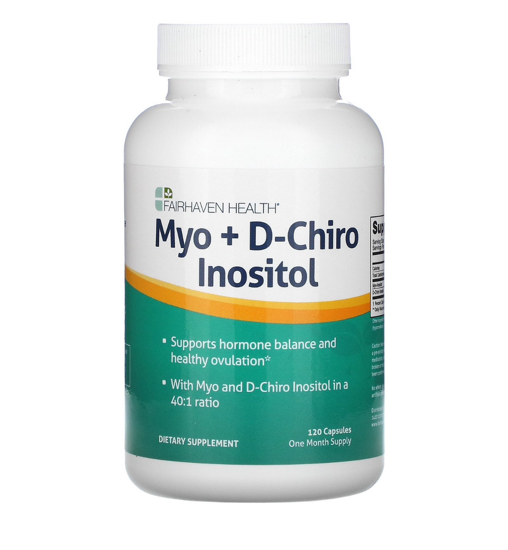 Fairhaven Health Myo + D-Chiro Inositol 120 капсул