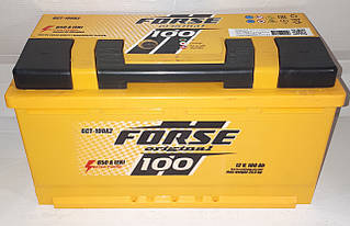 Акумулятор 100Ah 12v Forse EN850 праворуч плюс (0) R з індикатором
