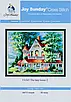Набір для вишивання за нанесеною на канву схемою "The lake House 2". AIDA 14CT printed 52*42 см, фото 3