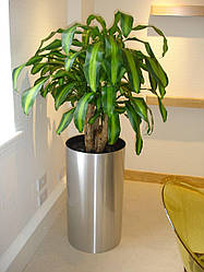 Кашпо із нержавіючої сталі Ø 30 см