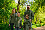 Сімейні вишиванки з льону, арт. 4240+4441+4597+4355, фото 2