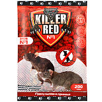 Гранулы от крыс и мышей Red Killer 200 г