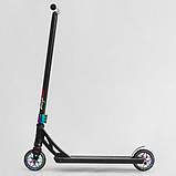 Самокат для трюків Best Scooter Freestyle HIC + Пегі 2 шт Чорний, фото 5