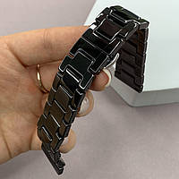 Керамический ремешок 22 мм для Huawei Watch GT 2 Pro браслет для часов хуавей вотч гт 2 про черный x0p