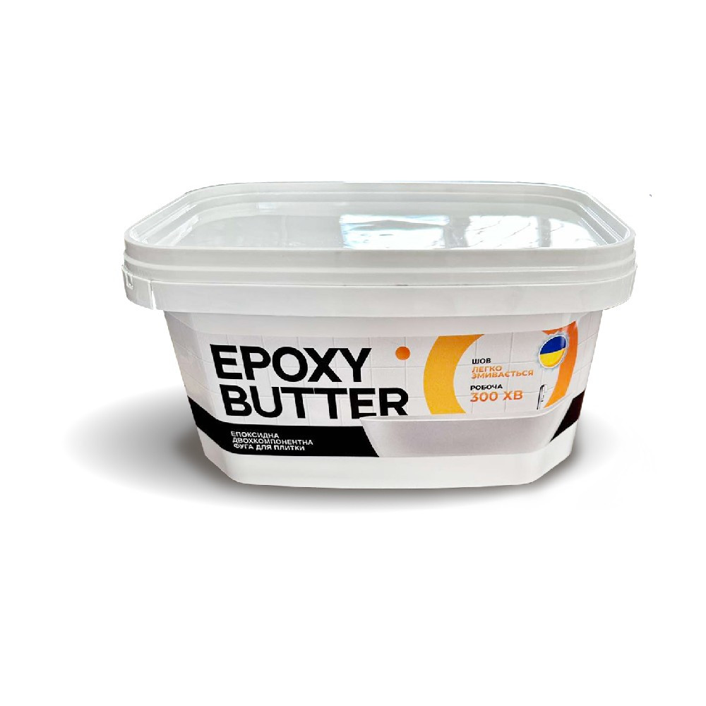 Фуга епоксидна MG Epoxy Butter 3кг,   (легко змивається,крупне зерно)  Синій RAL 5020