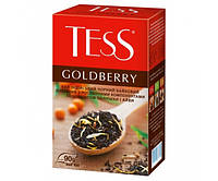 Чай черный листовой с ароматом облепихи и айвы Goldberry TESS 90 г