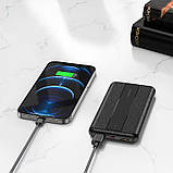 Powerbank Borofone BJ13 Sage 22.5W 10000mAh чорний, фото 5