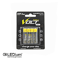 Лужна батарейка LR03(AАA) LEDium VOLT