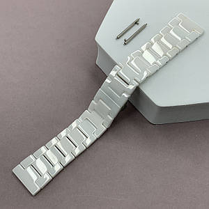 Керамічний ремінець 22 мм для Huawei Watch 3 Pro браслет для годинника хуавей вотч 3 про білий x0p