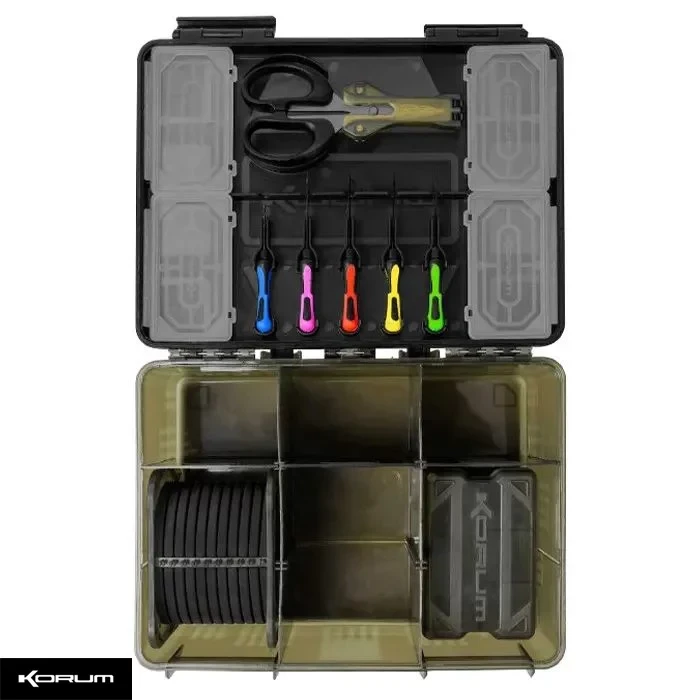 Коробка для снастей укомплектована Korum Tackle Box Loaded, фото 1