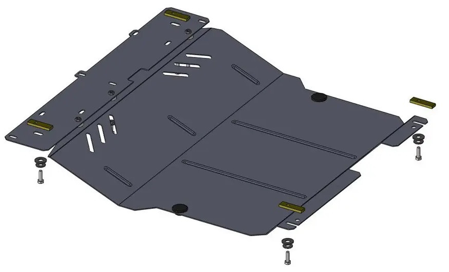 Захист двигуна BYD F0 (з 2008--) Кольчуга, фото 1