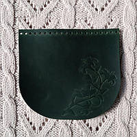 Клапан для сумки "Фея". Смарагдовий