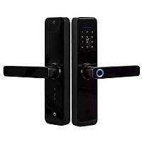 Электронный дверной замок NaviCat X9 с поддержкой приложения TUYA Black, GN, Хорошее качество, Врезной