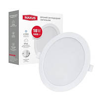 LED світильник MAXUS RDL-1841-IP, 18W яскраве світло