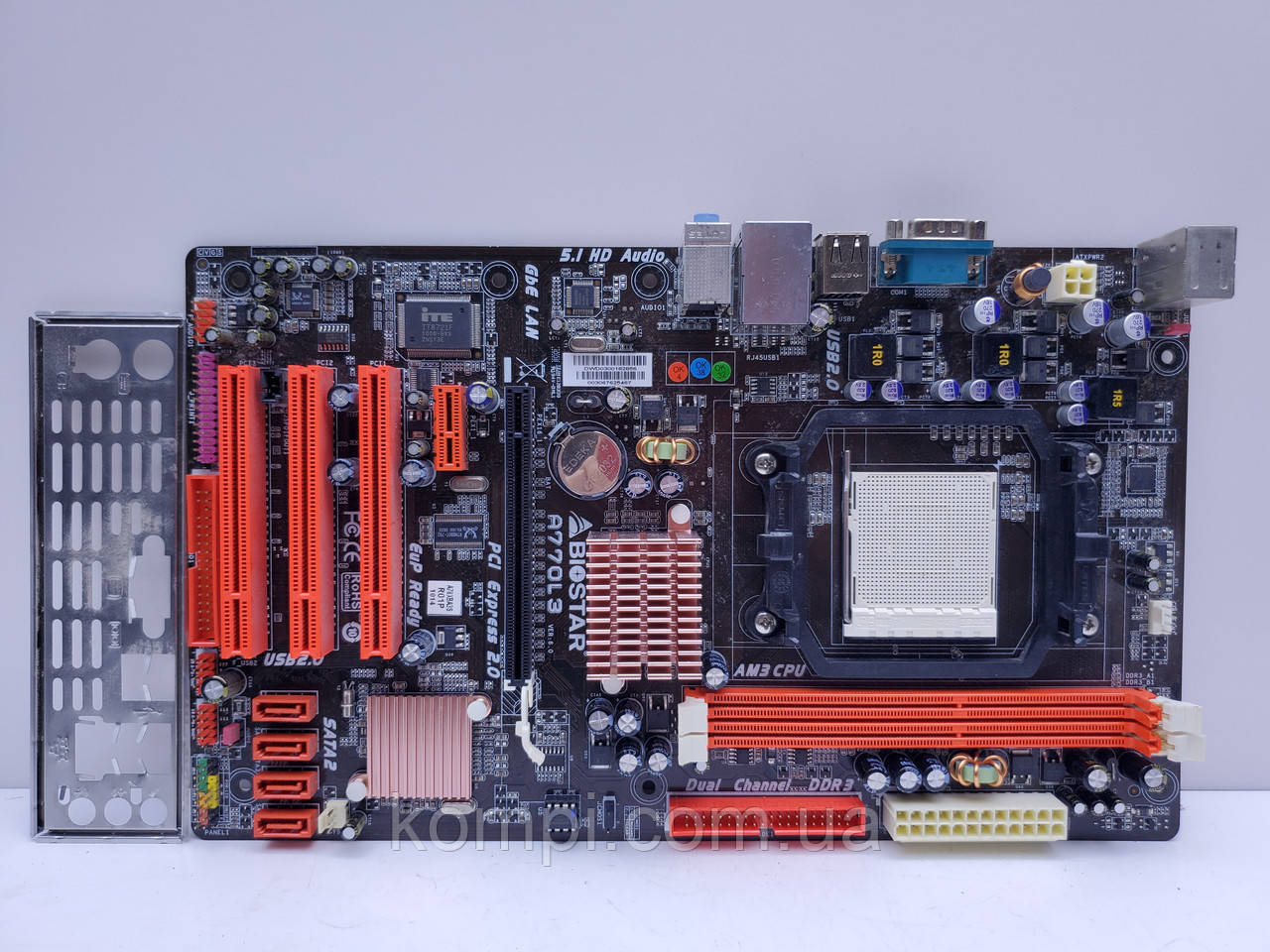 Материнська плата sAM3 Biostar A770L3 (Socket AM3,DDR3,б/в)