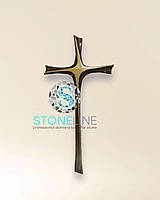 Крест для памятника бронзовый Caggiati 40*20 см
