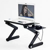 Столик трансформер для ноутбука Laptop Table Т8 | подставка для ноутбука! Топ