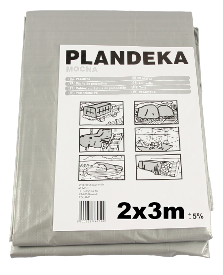 Тент Пландека Тарпаулін захисний (110g/m2) 2x3 Польща (Wimar)