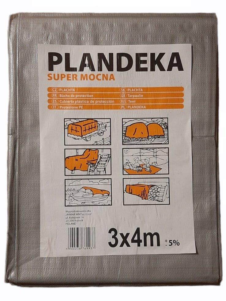 Тент Пландека Тарпаулін Super Mocny захисний (160g\m2 3x4 Польща (Wimar)