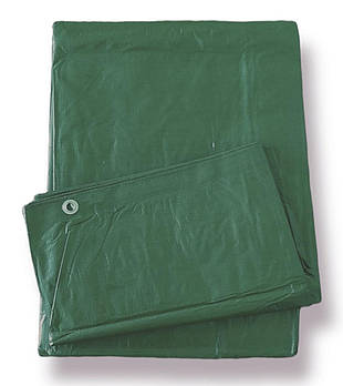 Тент Пландека Тарпаулін захисний (110g/m2) 8x10 Польща (Wimar) зелений