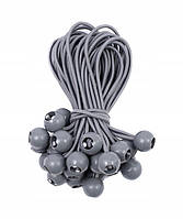 Набір із 5 гумок для батута 20 см, чорні