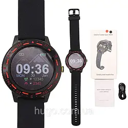 Наручний смарт годинник Smart S18, Червоні / Електронний годинник на руку / Смарт годинник водонепроникний