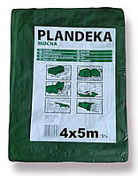 Тент Пландека Тарпаулін захисний (110g/m2) 4x5 Польща (Wimar) зелений