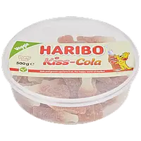 Жевательные Конфеты Haribo Kiss Cola 500g