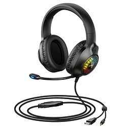 Навушники геймерські з мікрофоном та підсвічуванням REMAX RM-850 WarGod Series II Чорний