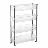 Етажерка вузька Bursev 5158 91 Прозора 50x19,5x80 см