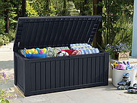 Садовый сундук KETER ROCKWOOD STORAGE BOX 570л Графит