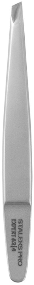 Пінцет для брів Staleks Pro Expert 62 Type 4 вузькі скошені крайки TE-62/4