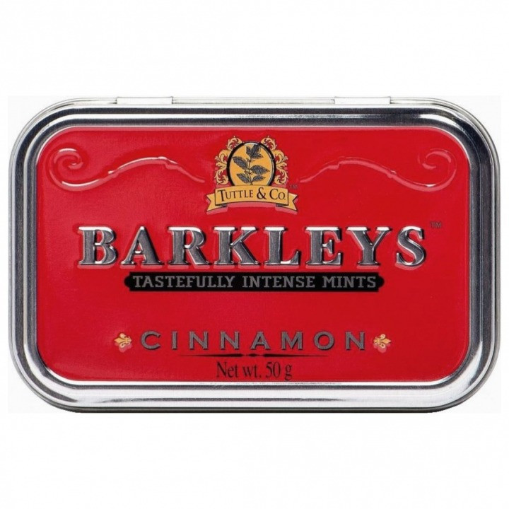 Драже Barkleys Tastefully Intense Mints Cinnamon 50 g, фото 1