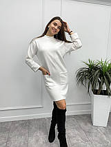 Тепла ангорова сукня з кишенями "Lumine"| Норма і батал | Розпродаж моделі, фото 3