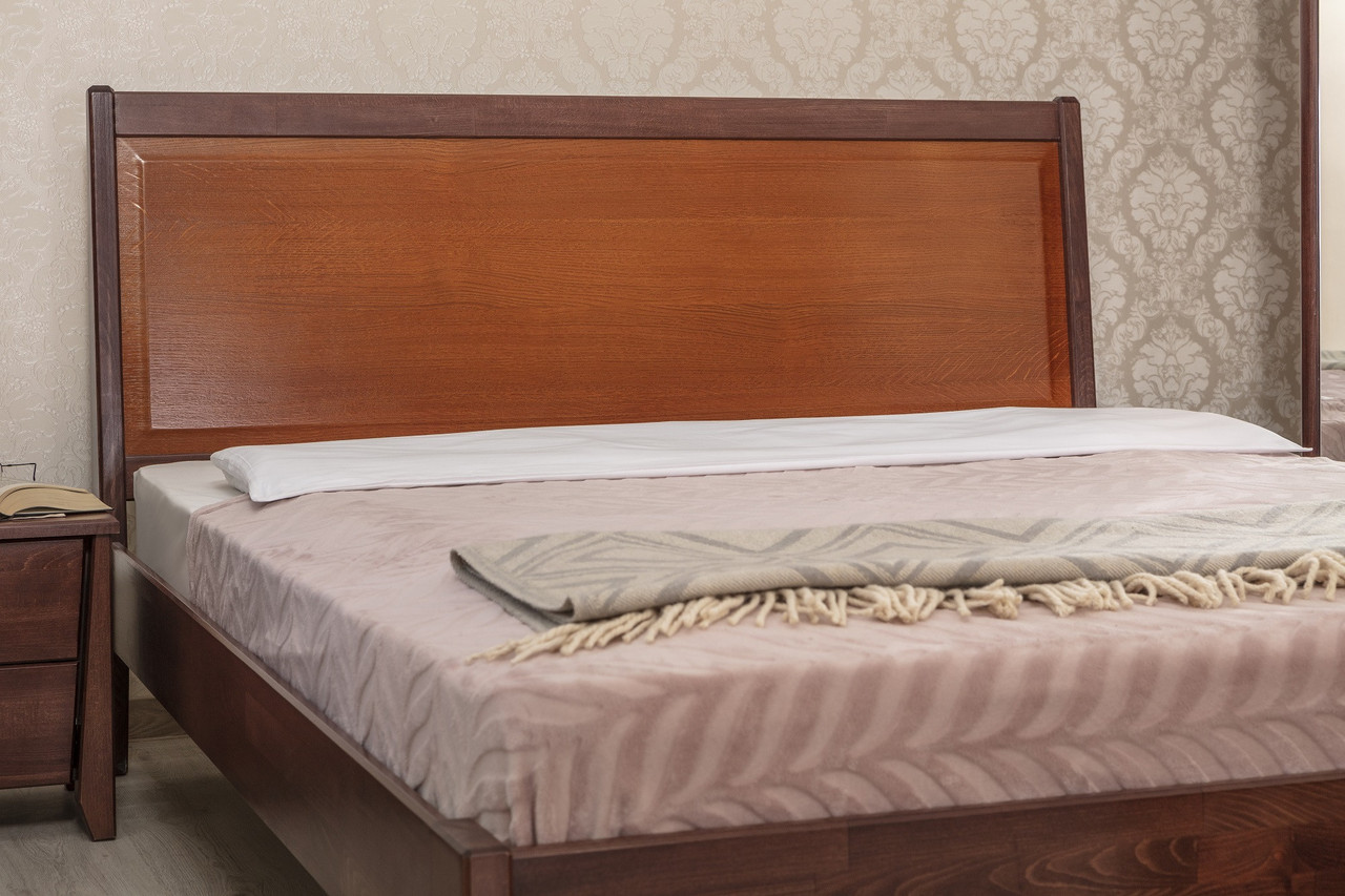 Деревянная кровать с филенкой без изножья Сити Премиум Олимп - фото 3 - id-p1988218899