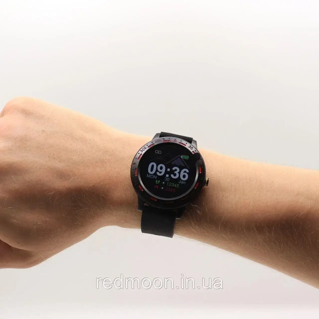 Наручные смарт-часы Smart S18, Красные / Водонепроницаемый фитнес браслет / Умные часы для тренировок - фото 5 - id-p1988216611