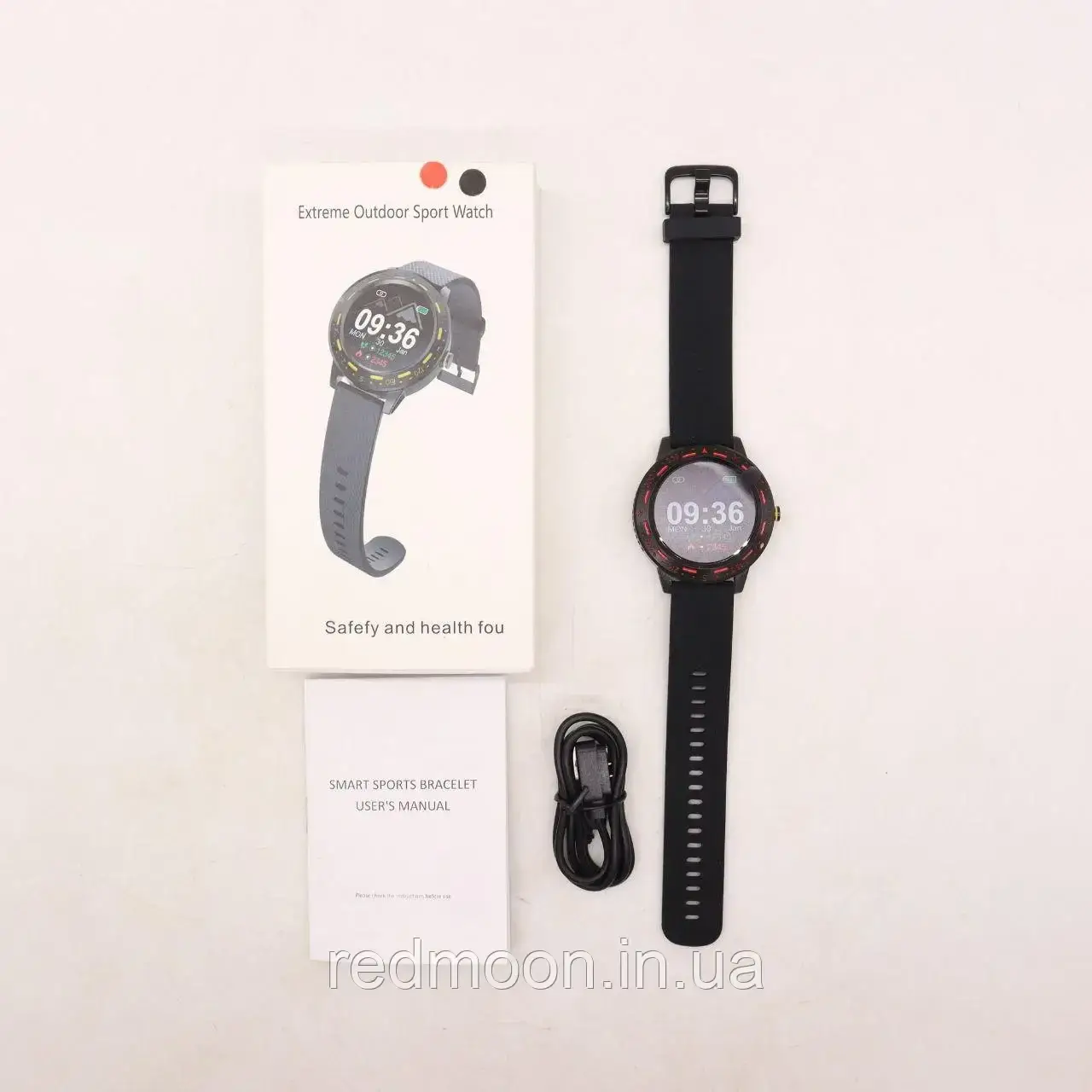 Наручные смарт-часы Smart S18, Красные / Водонепроницаемый фитнес браслет / Умные часы для тренировок - фото 10 - id-p1988216611