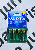 Акумулятор Varta Rechargeable AA NiMh 2400 mAh 4 шт. в блоці 56756101404 575466 Ціна за блок!