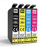 Комплект із 4 картриджів 603XL, сумісних із картриджами для принтерів, фото 2