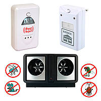 Комплект ультразвуковых отпугивателей Pest Reject, RIDDEX, Dual Sonic Pest Repeller, отпугиватель грызунов (TI