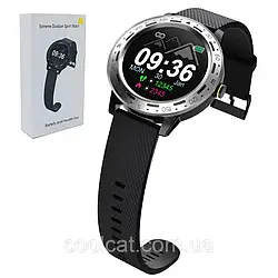 Розумний Bluetooth годинник Smart S18, Сірий / Водонепроникний годинник для фітнесу / Наручний смарт годинник