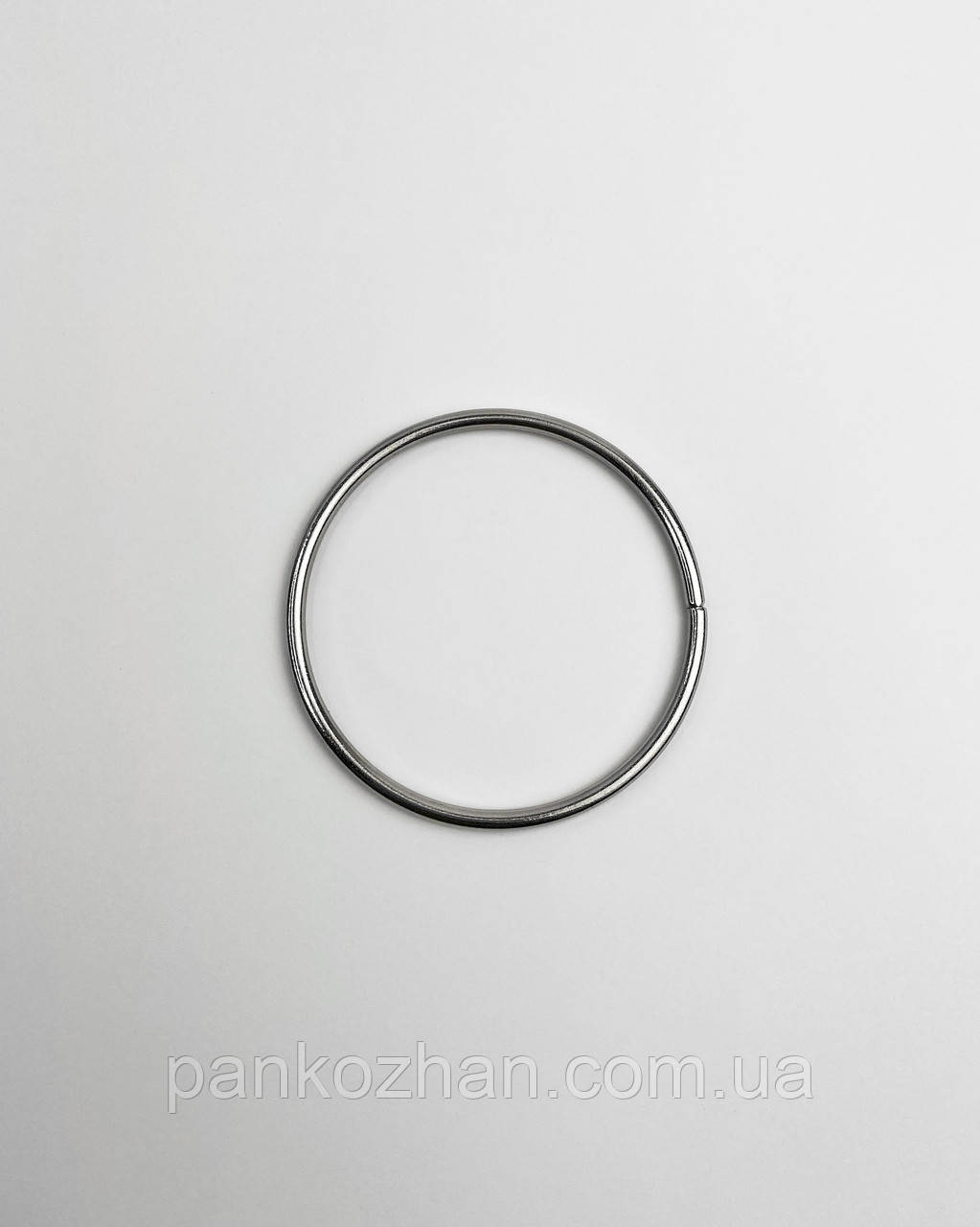 Кільце зварне металеве, нікель, 8см, фото 1