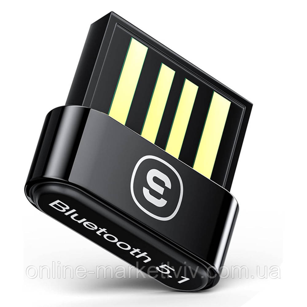 Bluetooth адаптер для ПК 5,1 / Бездротовий блютуз адаптер для комп'ютера / Передавач USB для ПК та ноутбука