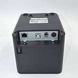 Опт та роздріб Xprinter XP-T80Q USB LAN Ethernet принтер чеків з автообрізанням чека термопринтер 80мм чорний, фото 8