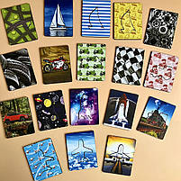 Дерев'яний пазл-сортер "Дошки Сегена: транспорт" вкладиш Ань-янь 18 дощечок 10*7,5 см (ПСФ051), фото 2