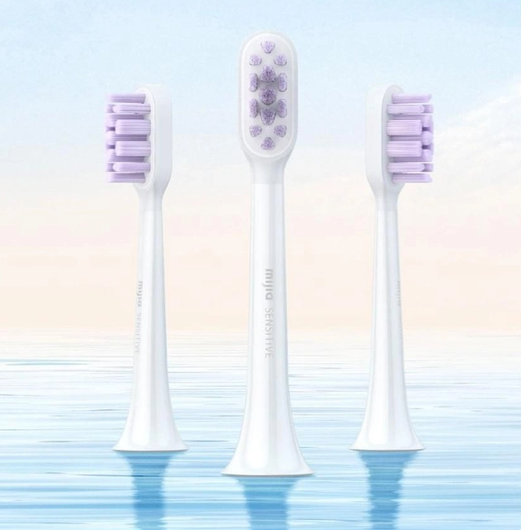 Насадки для Зубної щітки Xiaomi Mijia Sonic Electric Toothbrush Heads 3 Pack (Sensitive) (BHR6327CN)