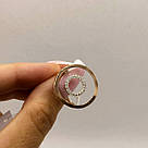 Золота каблучка кружечок в колі з фіанітами Каталін, фото 3