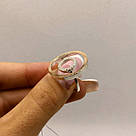 Золота каблучка кружечок в колі з фіанітами Каталін, фото 6